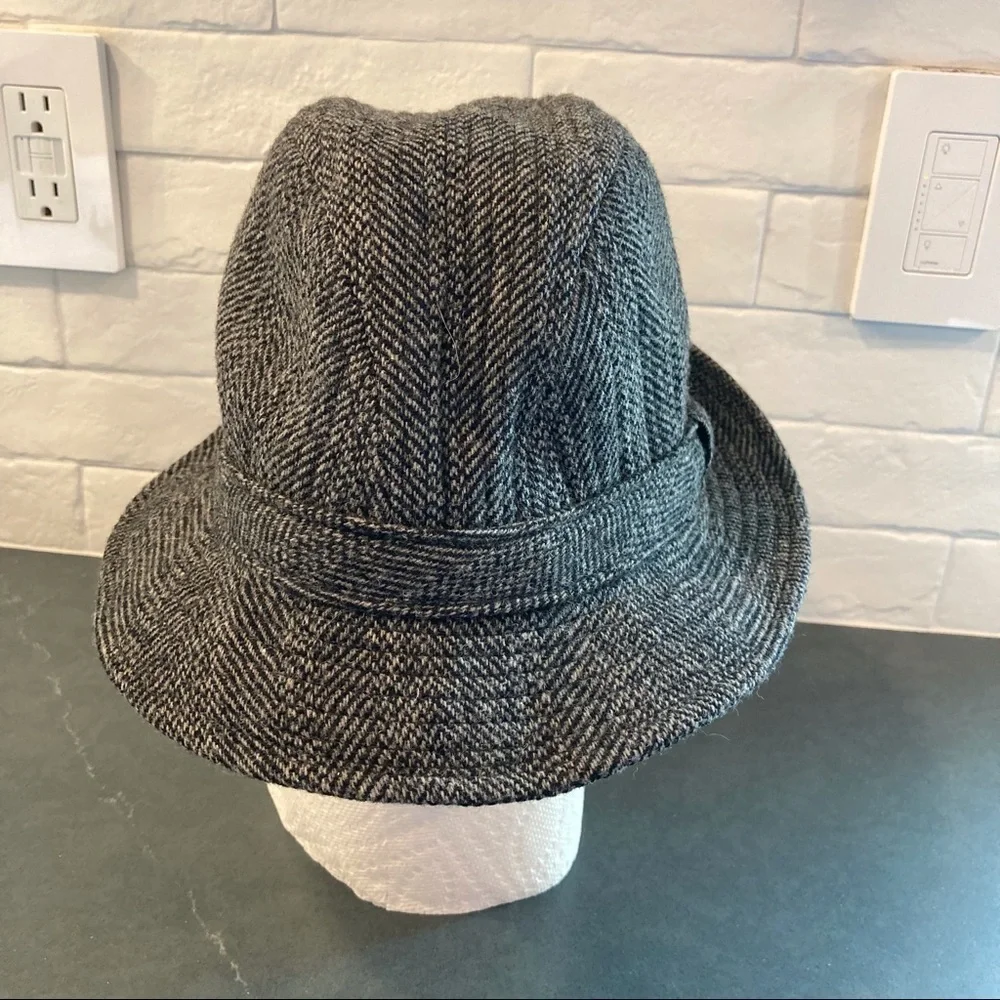Vintage Pendleton sz Large wool fedora herringbone pattern